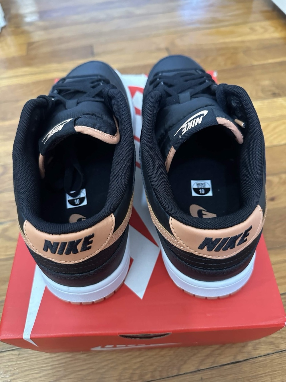 *Slightly Used* Nike Dunk Low Men Black Brown (DV0831-004) Size 10 - Picture 7 of 11